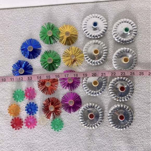 Vintage Holiday Christmas Tree Light Reflectors Lot - Picture 3 of 13